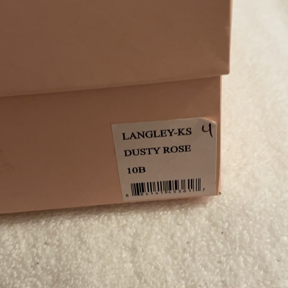 LOEFFLER RANDALL DUSTY ROSE RUFFLED MULE SZ 10B - Picture 9 of 11